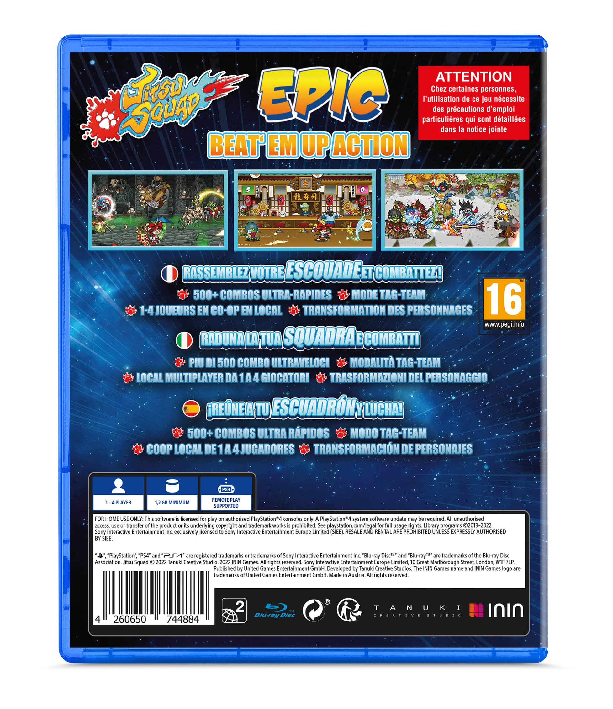 Jitsu Squad PS4 - PAL ESP - Nuevo Jitsu Squad PS4 - PAL ESP - Nuevo